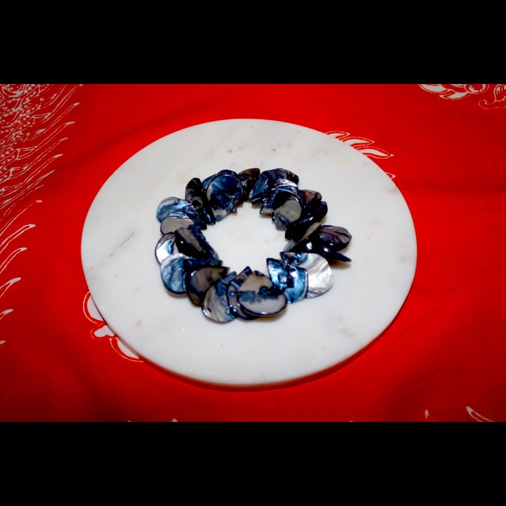 Blue Shell Bracelet
